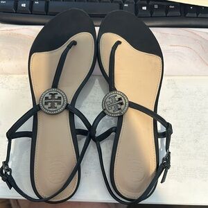 Tory Burch Miller Rhinestone Sandal - GUC